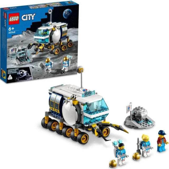 

LEGO 60348 City Lunar Exploration Vehicle, вдохновленный NASA Weltraumspielzeug от Kinder ab 6 Jahren, mit 3 Astronauten-Minifiguren