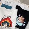 Nuovo Gioco Genshin Impact T-Shirt Donna Unisex Kawaii Top Classici Giochi Personaggio Stampa Grafica Top Harajuku Cartone Animato Streetwear Maglietta
