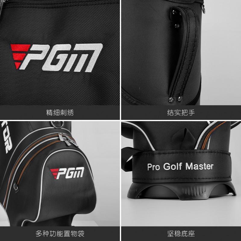 Mens Golf Stand Bag Nylon Waterproof-Resistant Club Carrier With Ball Compartment Outdoor Sports