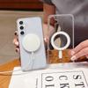 For Magsafe Magnetic Clear Acrylic Case For Samsung S26 S25 Edge S24 S23 S22 S21 20 FE Note 20 Ultra 10 Plus A56 A36 A16 A06 A55
