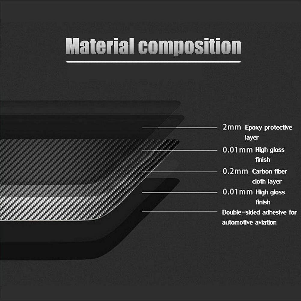 Loudspeaker 2pcs Car Accessories Car Door Carbon Fiber