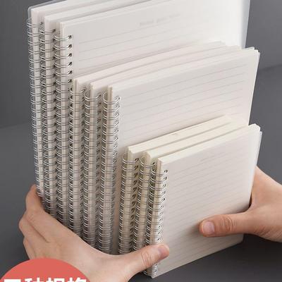 Thickened A5/B5 Ruled Notebook for Students with Pocket Notepad