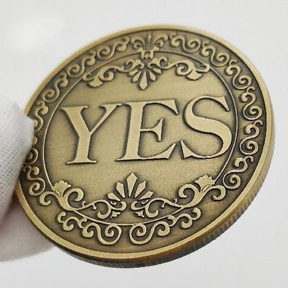 Coin 3D embossed commemorative coin, metal bronze commemorative medal coin collection