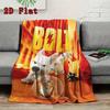 Bolt 2D Flat Pattern Flannel Blanket High quality All Seasons Warmth and Comfort Perfect for Christmas Gifts.NMT0928389