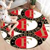 Feyenoord Round Area Rug,Carpet Rug for Living Room Bedroom Sofa Playroom Decor,Non-slip Floor Mat