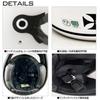 RIDEZ XX Full Face Matte Size L with Standard Clear Streamlined Design Helmet, Black, (Under 59-60cm), Motorcycle, Shield, Neo-Classic