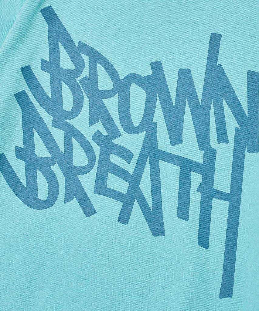 BROWNBREATH W Tag Crop Tee - Mint