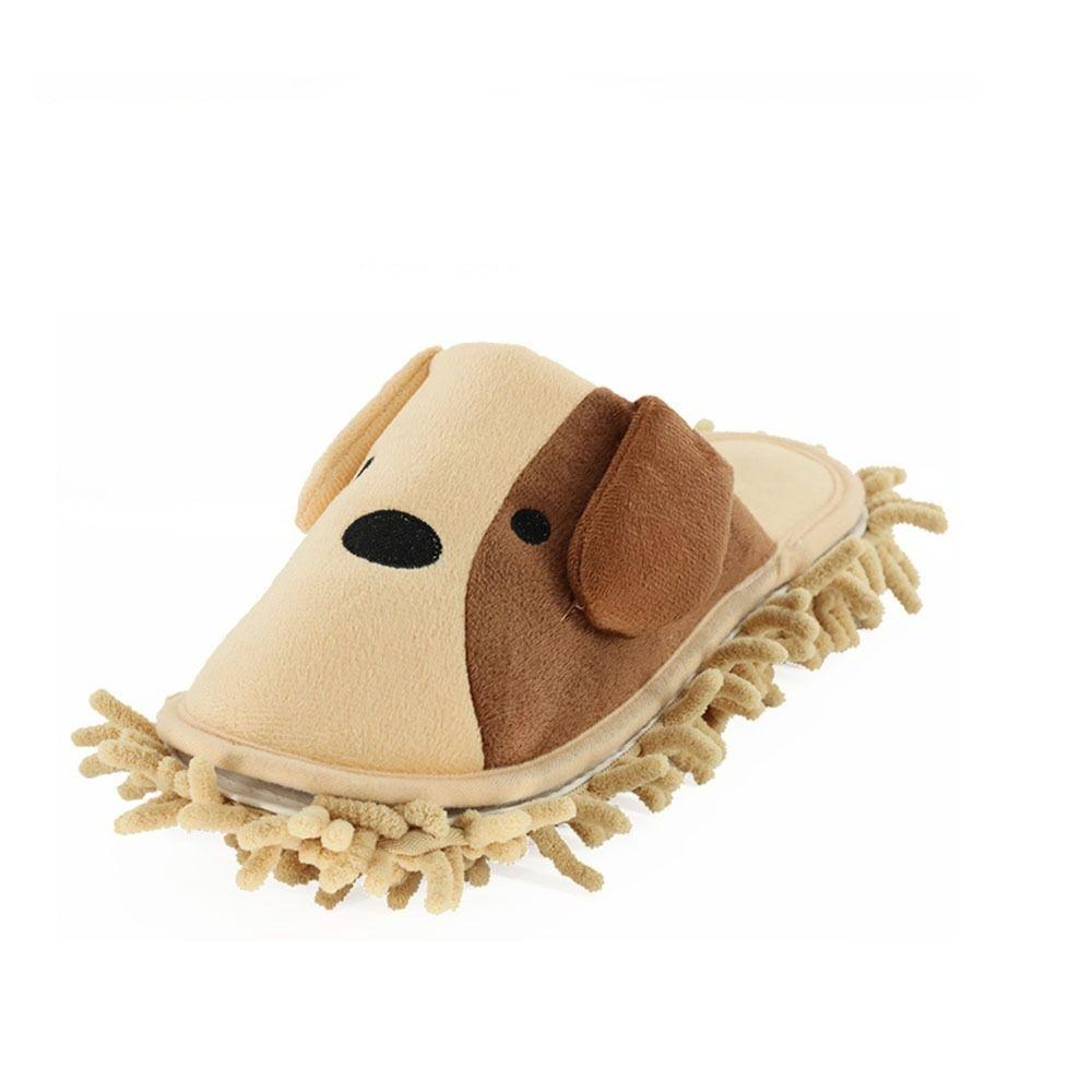 Soft Mop Slippers Reusable Floor Polishing Shoe Slippers Cute Floor Cleaning Slippers  Dust Dirt