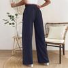 Women's Casual High Waist Loose Lace Wide Leg Pants