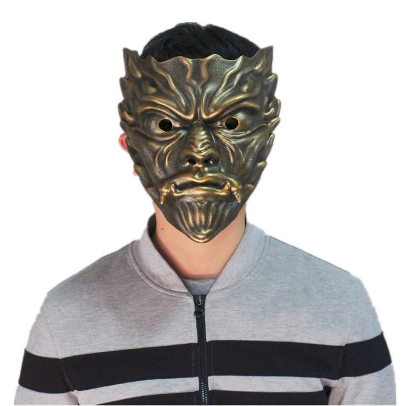 Wizard Mythical Devil Resin Mask Role Play Prop For Halloween Christmas And