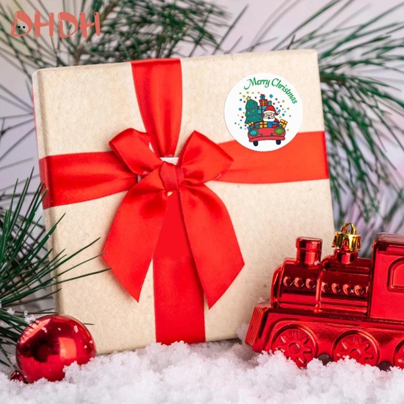 500 Sheets Merry Christmas Stickers Holiday Stickers For Party Envelopes Stationery Cards Labels Gift Seals Stickers Decoration
