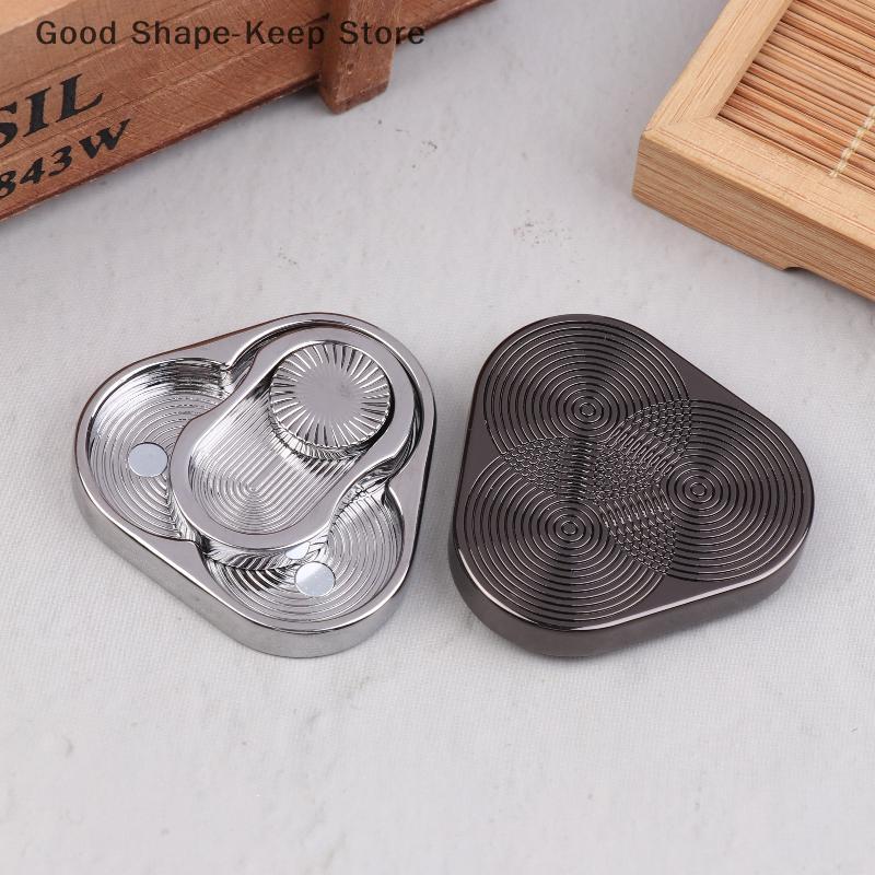 Stress-Relief Magnetic Fidget Slider Toy, EDC Metal ADHD Hand Spinner for Adult Anxiety Relief