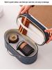 Compact Ceramic Travel Tea Set: 1 Teapot + 6 Cups for Camping or Business Gifts