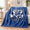 Canterbury-Bankstown Bulldogs Printed Flannel Blanket Warm Comfort Bed Throw For Indoor Home Decoration
