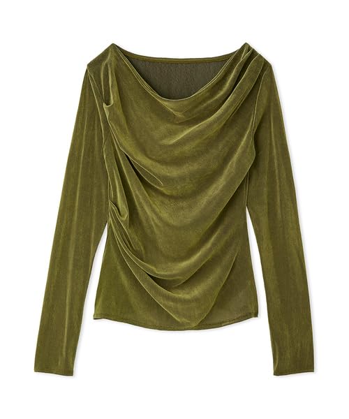 

Топ из асимметричного драпированного флокированного тюля FRAY I.D. Женский (FWCT254088)