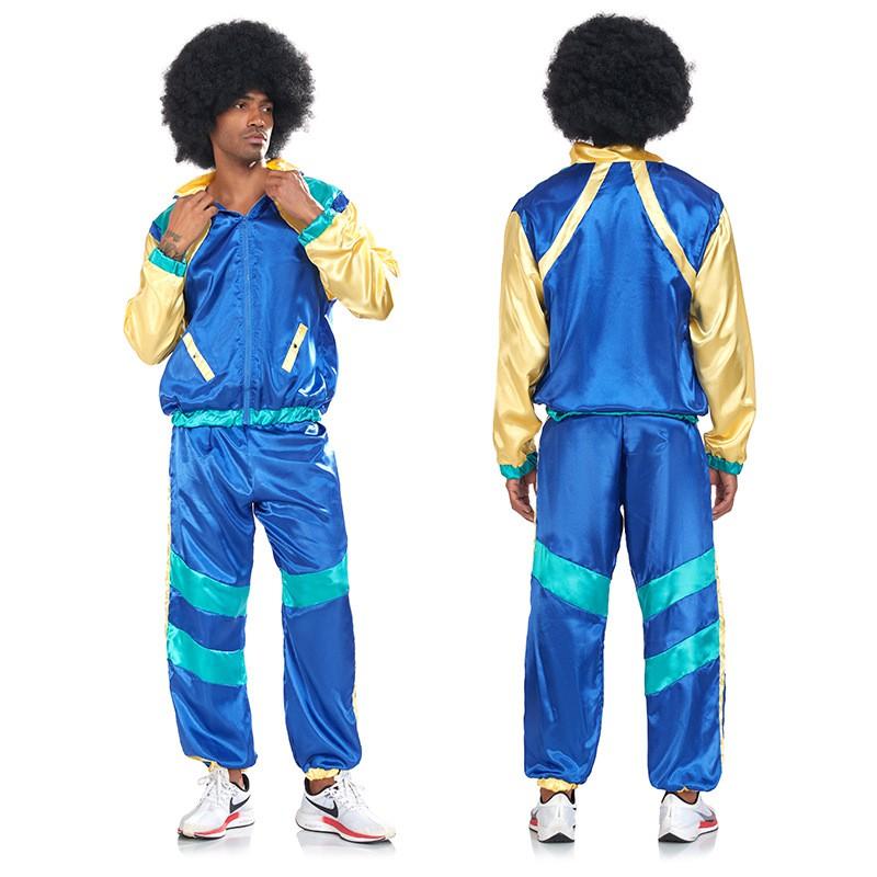 Hippie Disco Halloween Costume Set Retro Rock Dance Outfit