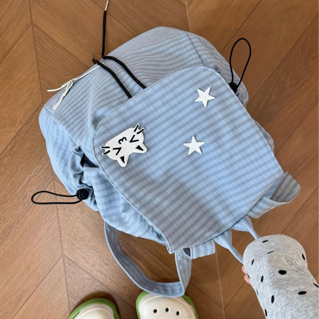 Schultasche neue japanische niedliche Katzenrucksack weiblicher Schüler große Kapazität leicht Cartoon Schmerzbeutel Schultasche Ausflugsrucksack