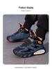 2025 Autumn/Winter Boys' Cotton Sports Shoes - Warm Velvet Lined, Medium/Large Button Design