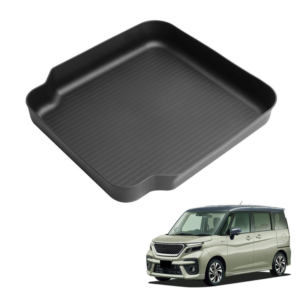 Smabee Right Hand Drive for SOLIO / SOLIO BANDIT MA37S 2025 TPE Under Seat Storage Box Tray Organizer Car Accessories Black