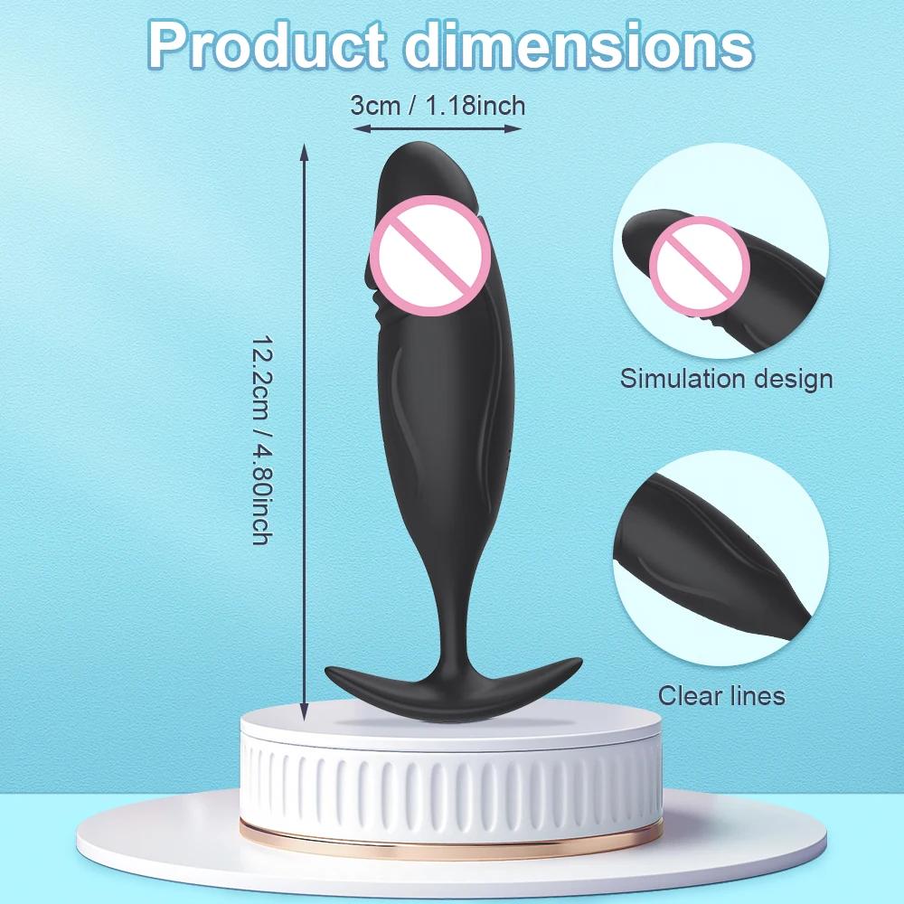 10 Modes Vibrating Butt Plug Anal Plug for Men Remote Control Anal Vibrator for Gay Mini Dildo for Women Sex Toy for Men