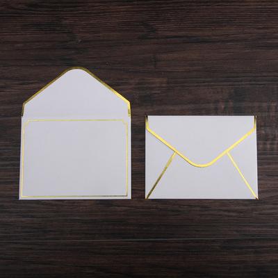 20pcs/batch Thickened Membership Card Retro Transparent Envelope, High-end Hot Stamping Card Small Envelope