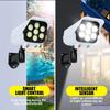 77 LED Solar Light Motion Sensor Security Dummy Camera Wireless Outdoor Flood Light IP65 Waterproof Lamp 3 Mode For Home Garden