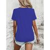 Graphic Print T-shirt, Short Sleeve Crew Neck Casual Top for Summer & Spring, Women's Clothing