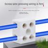 1 In 1 Out Screw Wire Connector Terminals High-temperature Resistant Porcelain Electric Connector