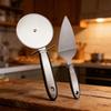 Stainless Steel Pizza Peel And Cutter For Baking And Cooking