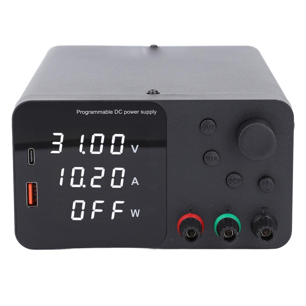 DC Power Supply Variable 0? 0?10A Adjustable Switching Regulated for Lab Bench High Accuracy 4