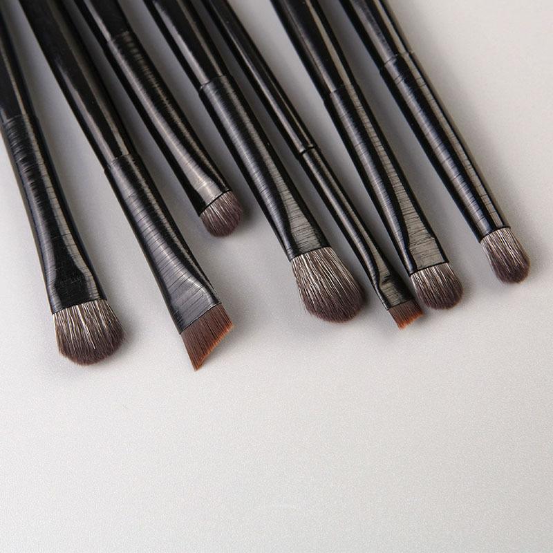 7PCS Natural Material Professional Makeup Brush Set Eye Shadow Powder Foundation Blush Contour Shadow Beauty Tool