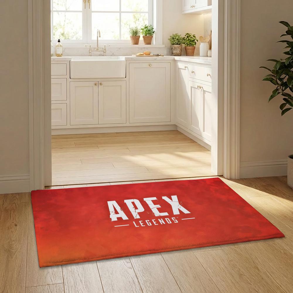 Anime Cool Hot A-Apex L-Legend Floor Mat Flannel Door Mat Non-Slip Bedroom Living Room Home Decor