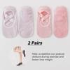 Professional Women Yoga Sock Silicone Anti-slip Ballet Pilates Socks Women Backless Breathable Bandage Yoga Sport Sock