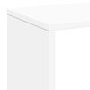 Room Divider Bookshelf White 67 x 25 x 161.5 cm Engineered Wood