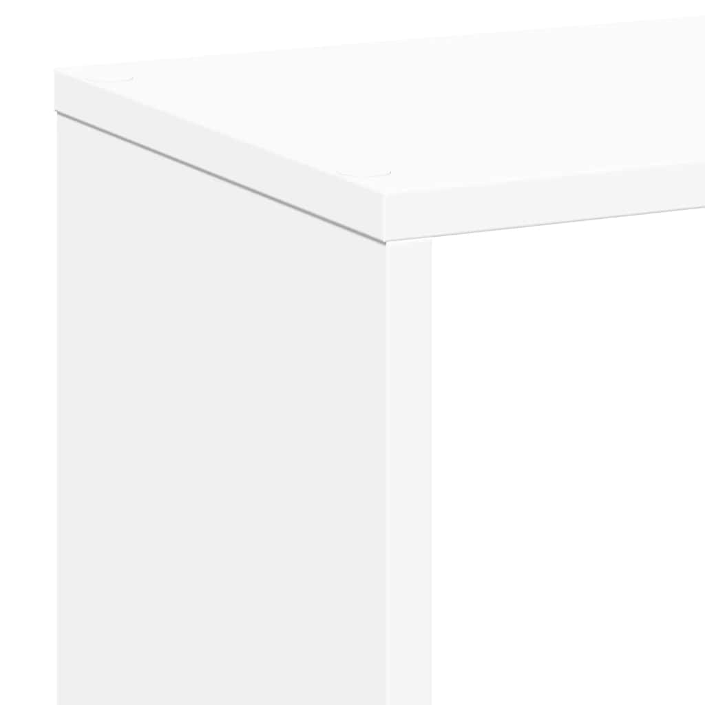 Room Divider Bookshelf White 67 x 25 x 161.5 cm Engineered Wood
