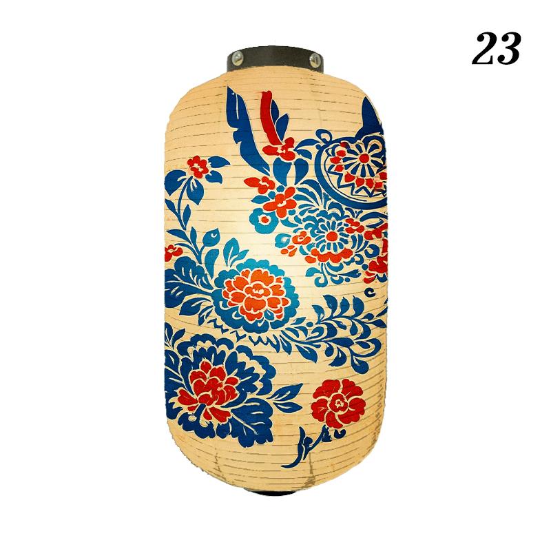 Oriental Style Festival Cloth Lanterns Antique Phoenix Printed Lantern Sushi Cuisine Advertising Sign Party Decoration Ornaments