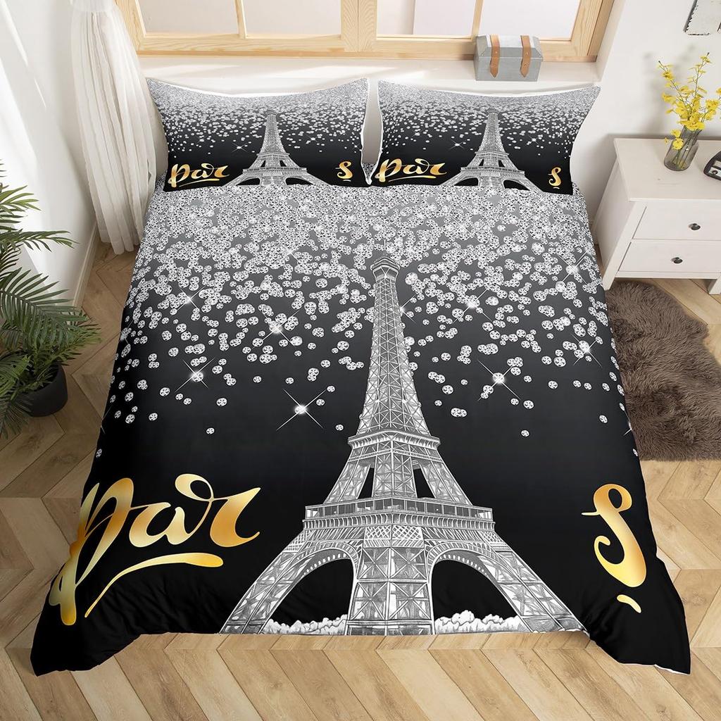 Luxury Shining Diamond Duvet Covers For Kids Boys Girls Lightweight Quilt Covers Jewelry Bedding Sets Bling Party Bedroom Decor