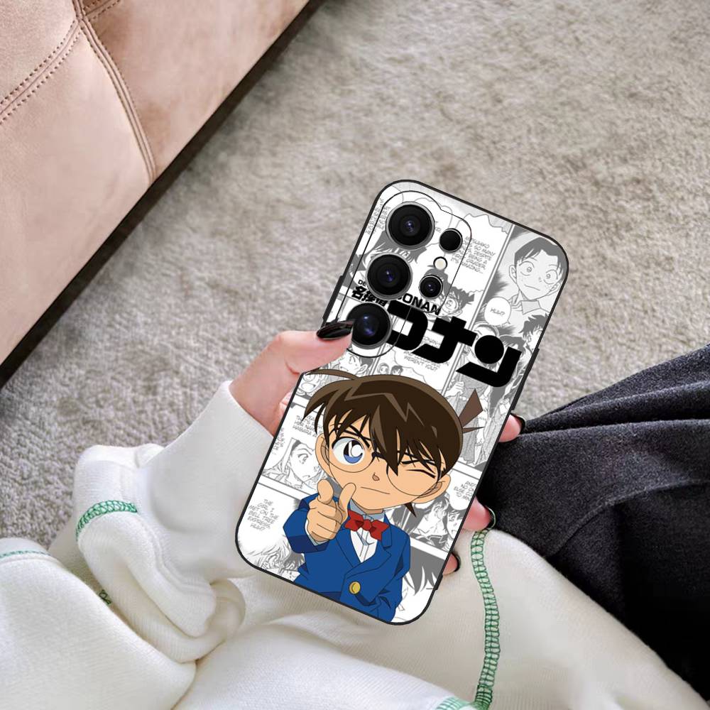 Japan D-Detective Conan Phone Case For Samsung S 24 Fe 25 Ultra Plus 20 Lite 21 30 22 23 24 22 Ultra 5G Fundas