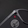 Super Light Comfortable Rubber Titanium Eye Wear Square Glasses Frame Nearsighted Optical Vision Prescription Lens Glasses Frame Men and Women