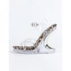 2026 Women's Special-shaped Wedge Heel Wedding Sexy High Heels Transparent Thick Heel Crystal Square Head Sandals LFD-9930-6