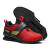 SAIKELONG Big Size 46 45 Professional Men Weight Training Shoes Red Weight Lifting Gym Shoes Mens Good Quality Hard Pull Boots