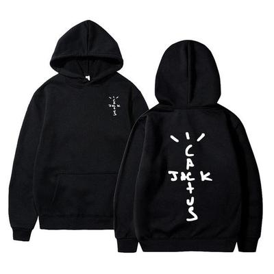 Cactus Jack Swag Alphabet Print Kapuzenpullover Damen Kapuzen Sweatshirt Lässiger Pullover