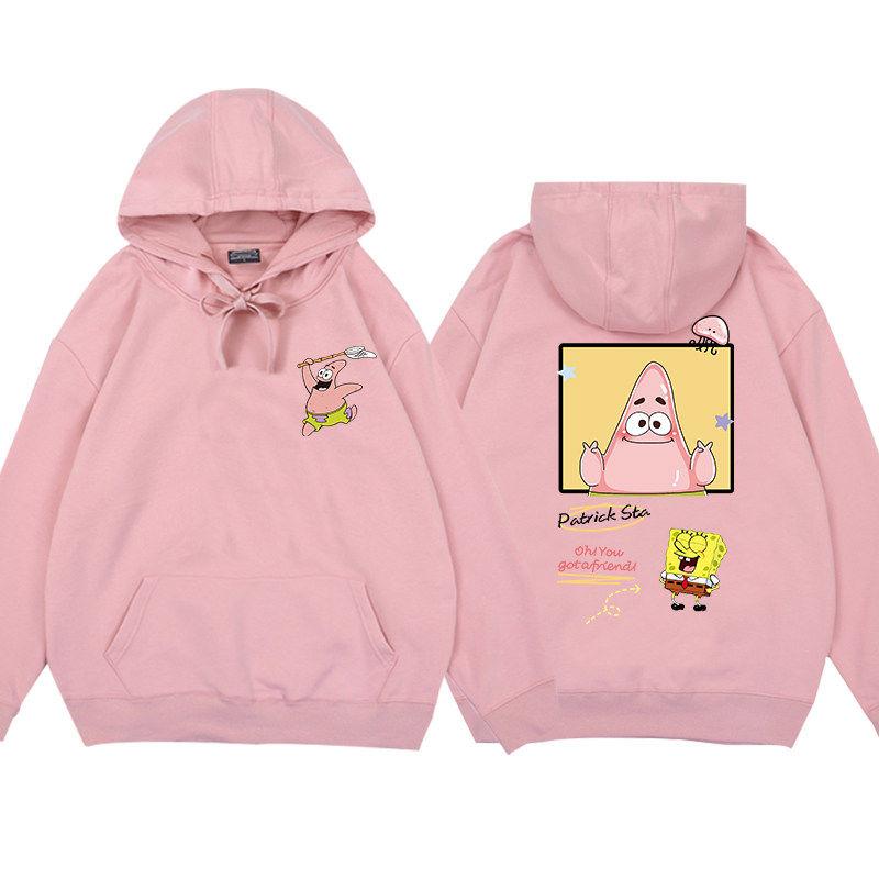 

Хіт продажів Губка Боб Квадратні Штани Вільний BF Ледачий Стиль Пай Велика Зірка Худі Вибуховий Вуличний Солоний Парний Наряд Ін Тренд Топ 3XL