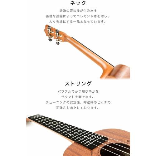 Beginner's 8-Piece Set! Aostin UMI-1C Concert Ukulele, Mahogany [3-Year Warranty] [8-Piece Set: Warranty Card, Tuner, 11 Classic Songs Tutorial, Chord