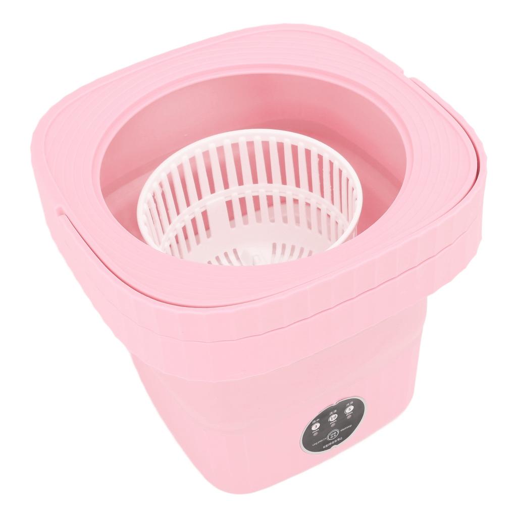 6L Portable Washing Machine IPX4 Waterproof Foldable Mini Washing Machine Small Washer for Baby Clothes Underwear
