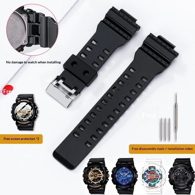 Applicable To Casio Strap Casio G-SHOCK Series Watch Strap GA-110GBGD120GA Sports Silicone