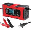 Car Battery Charger Multiple Protection 14.6V 10A Iron Lithium Charger Pulse Repair 12V 10A Smart Battery Charging EU/US Plug Digital LCD Display
