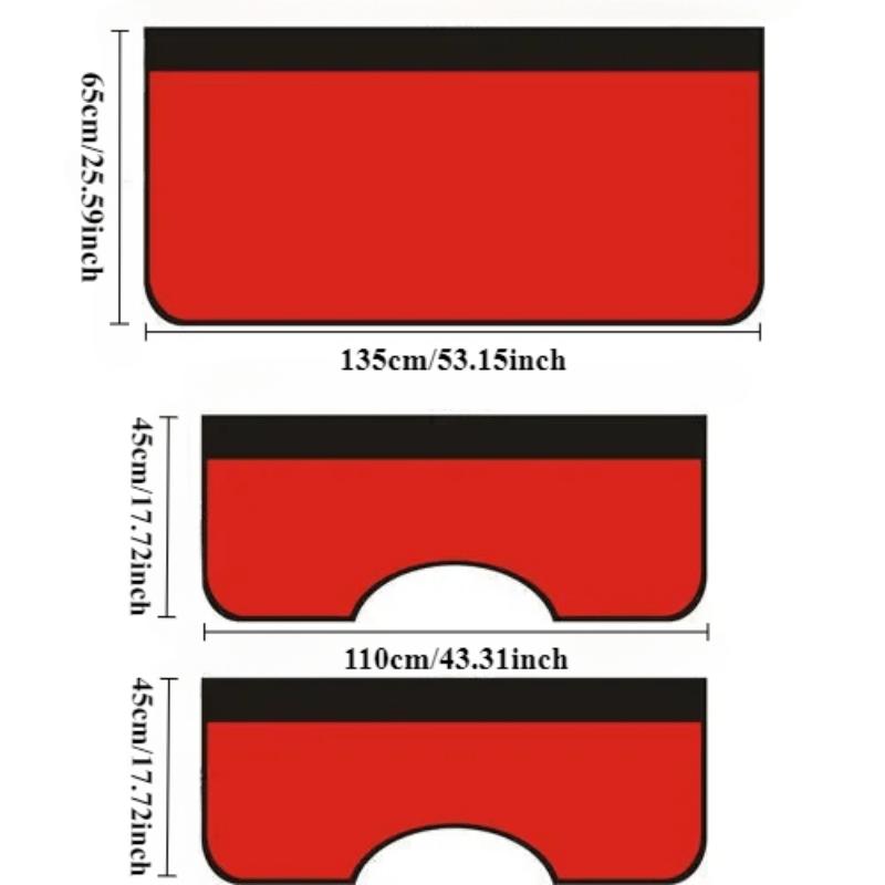 3 Stück Universelle Auto-Kotflügelabdeckung Schutzblech Magnetisches Lederpolster Faltbare Schutzmatte Für Auto-Reparatur und Mechanikerarbeiten
