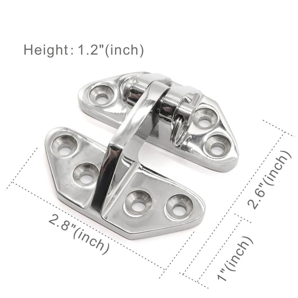 Marine BOAT Hatch Hinge Heavy Duty 180 Degree Boat Parts Accessories Marine Hardware