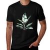 Variegated Banana Leaf Art Tshirt Modern Print Casual Tshirt